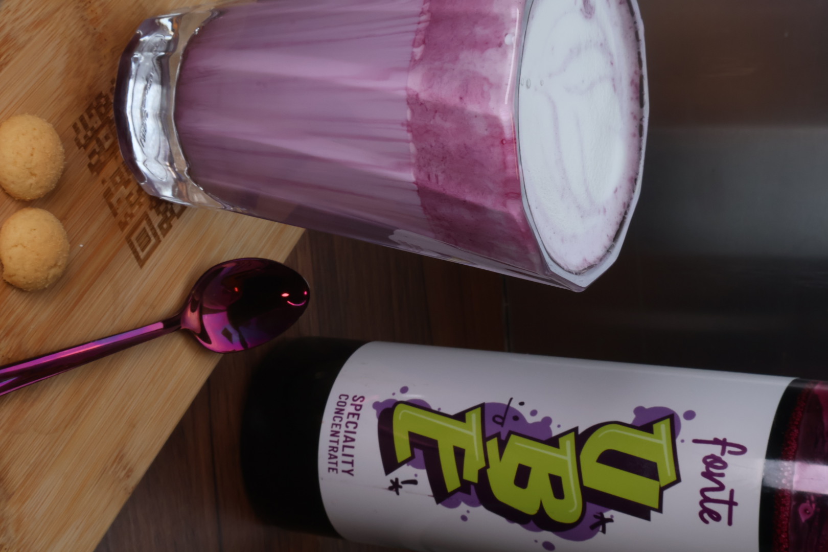 Pink Ube Latte