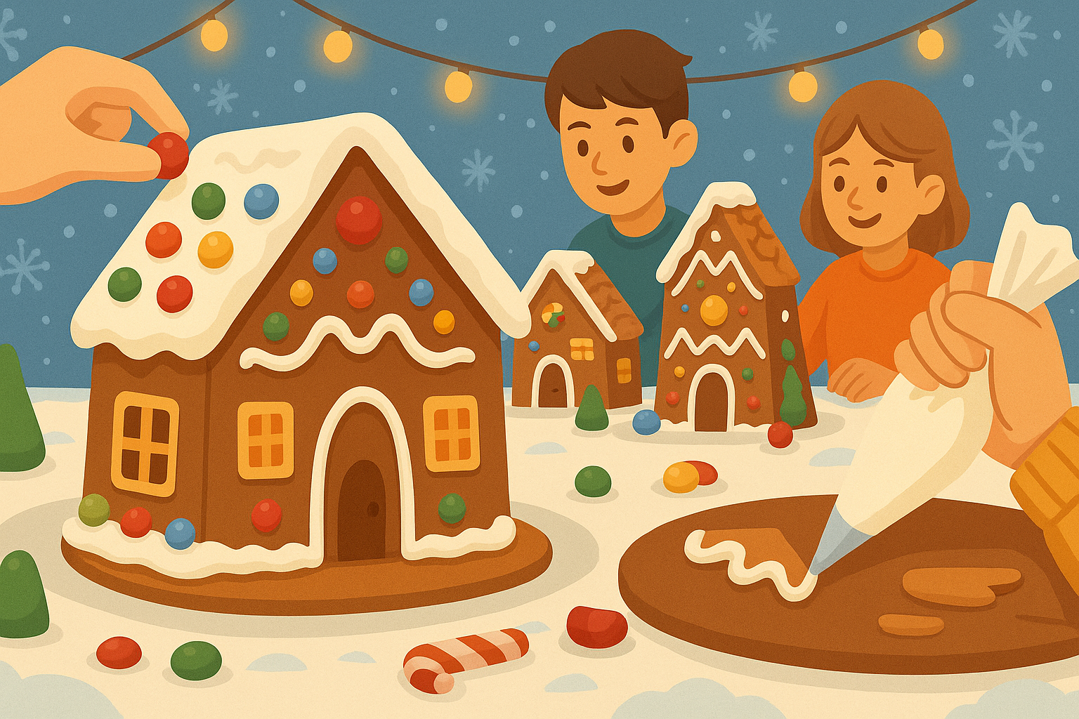 🏠 Lebkuchenhäuser bauen – Workshop