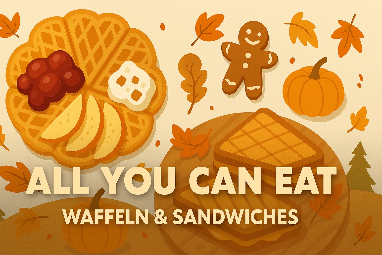 🧇 All you can eat - Waffeln & Sandwiches